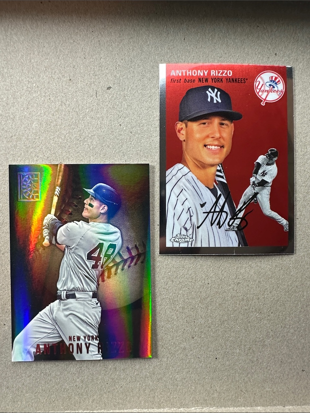 Anthony Rizzo lot of 12 (Cubs, Yankees) - Picture 6 of 13